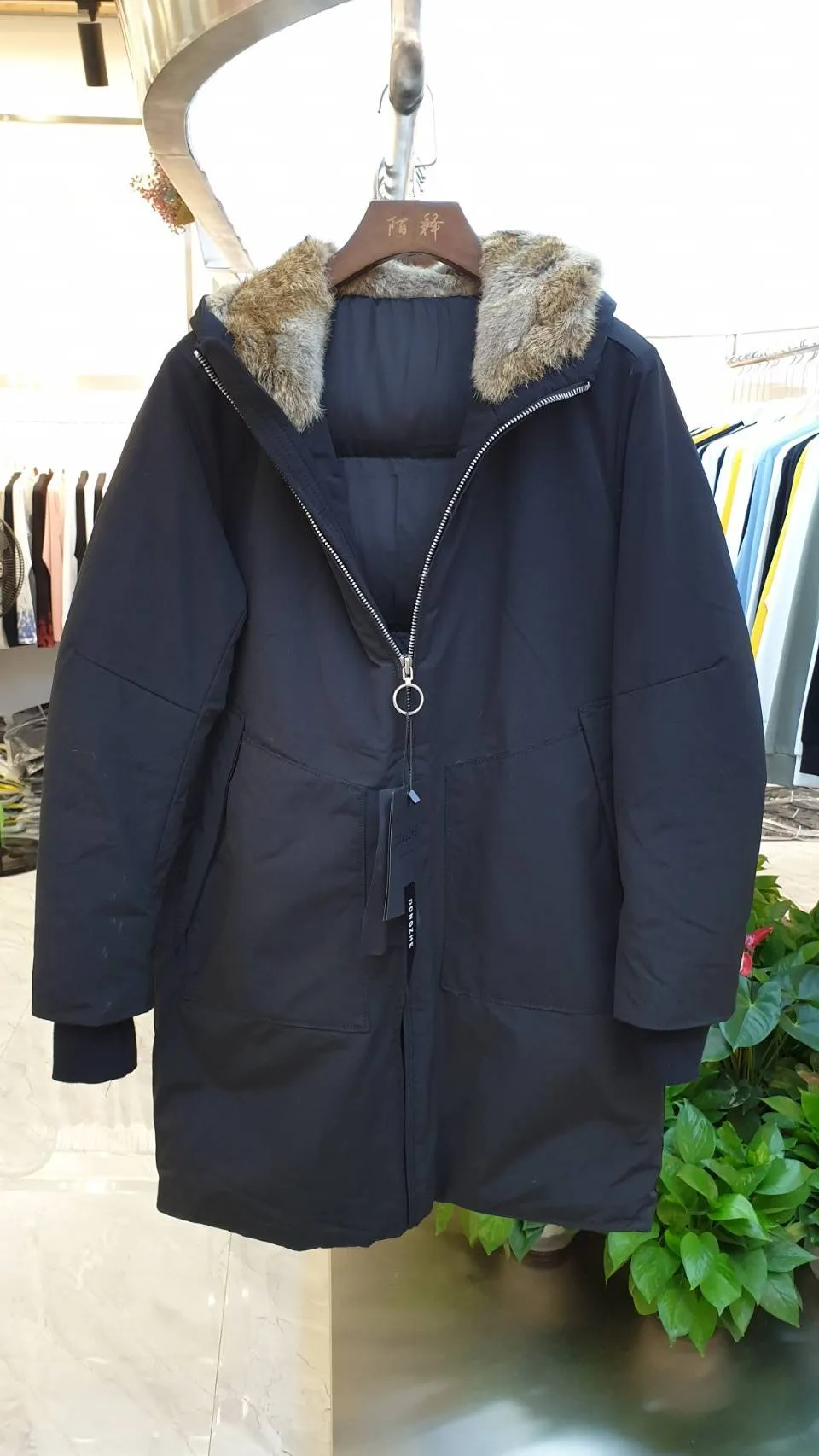 เสื้อโค้ทดาวน์กันหนาว แบบอุ่นติดลบ  - Puffer Down Coat Parka With Fur Hood