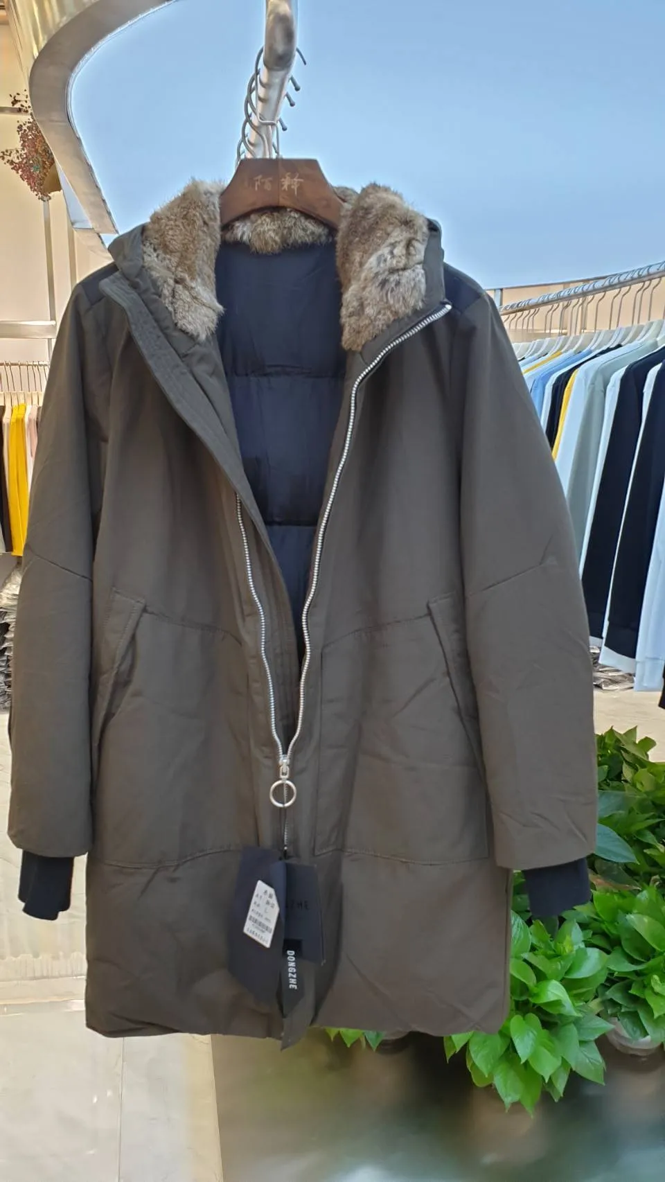 เสื้อโค้ทดาวน์กันหนาว แบบอุ่นติดลบ  - Puffer Down Coat Parka With Fur Hood