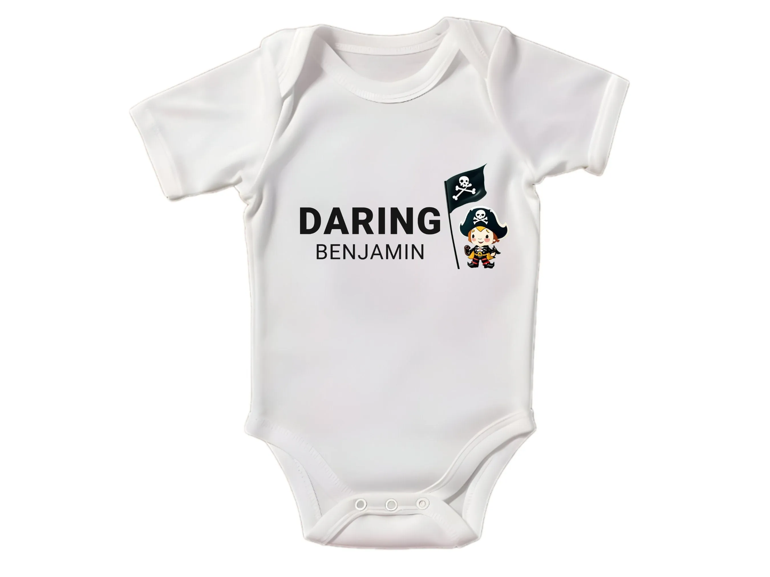 1st Birthday Custom Name Baby Boy Name Bodysuit Gift