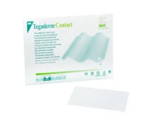 3M 5642 Tegaderm Non-Adherent Contact Layer - 3" x 4", Box of 10 dressings