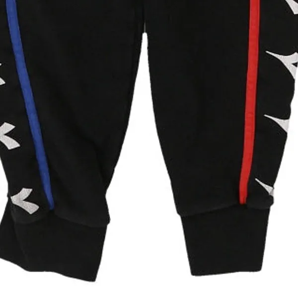 Age 12 Diadora Joggers - Large Black Cotton Blend