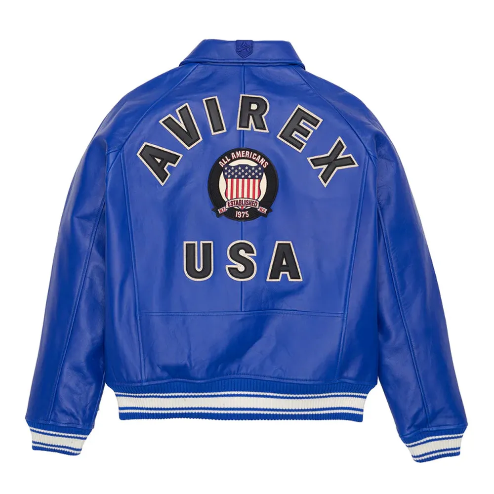 Avirex Icon Leather bomber Jacket