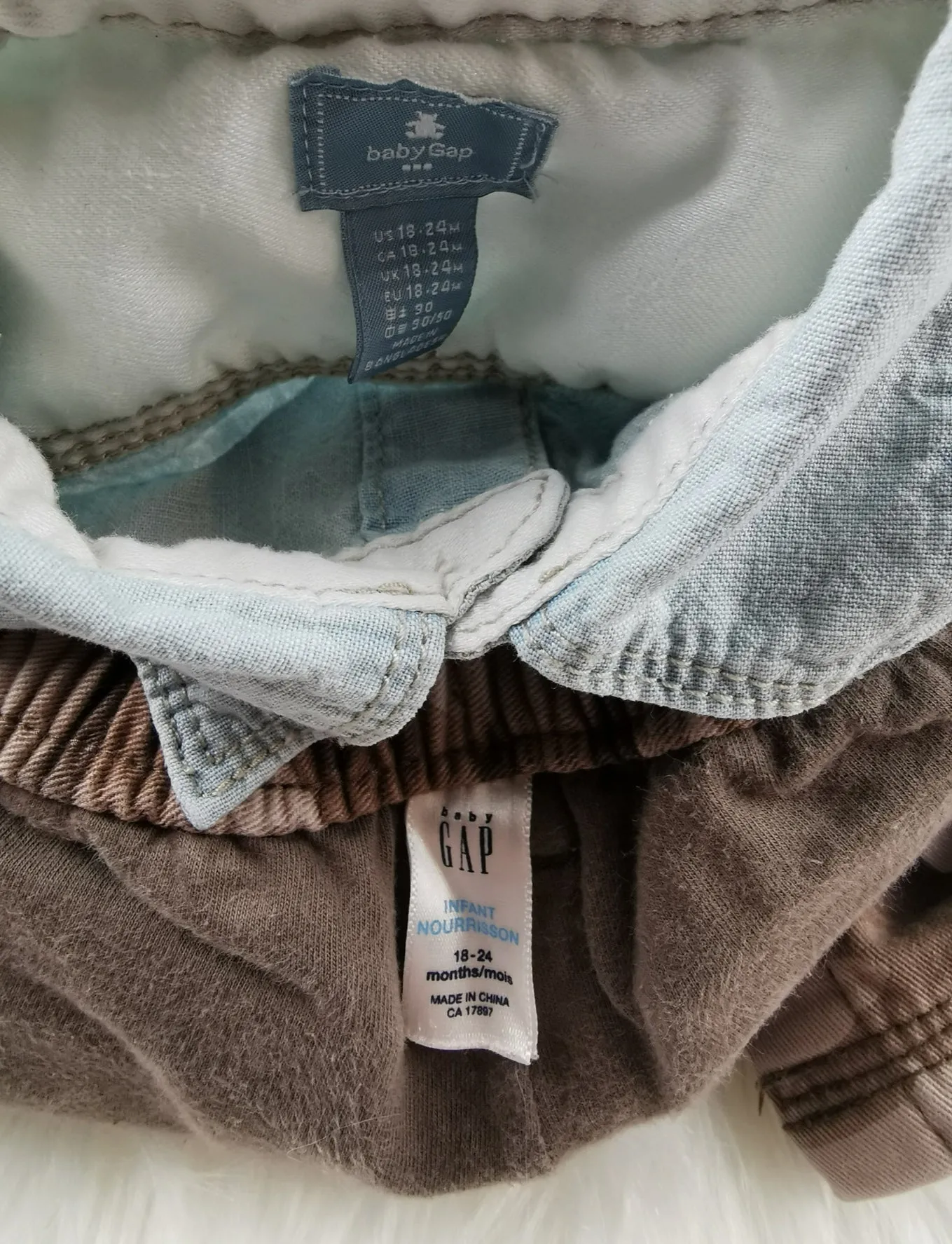 BABY BOY SIZE 18/24 MONTHS - Baby GAP, 2 Piece Mix N Match Outfit VGUC B23