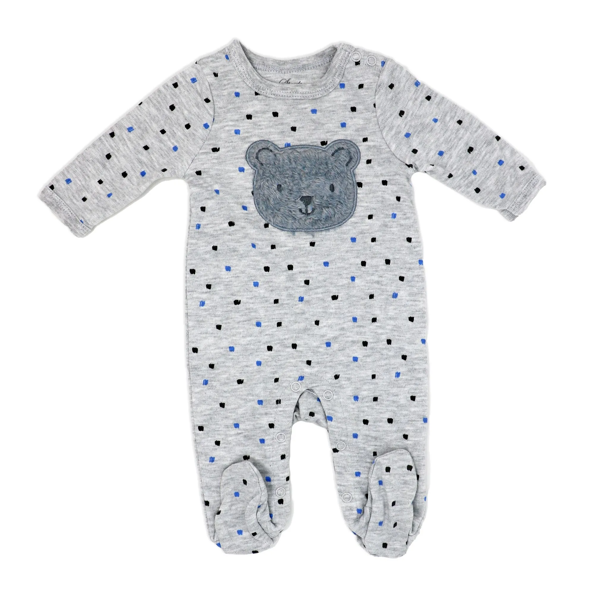 Baby's Boy's Coverall Bodysuit with Hat - Bear
