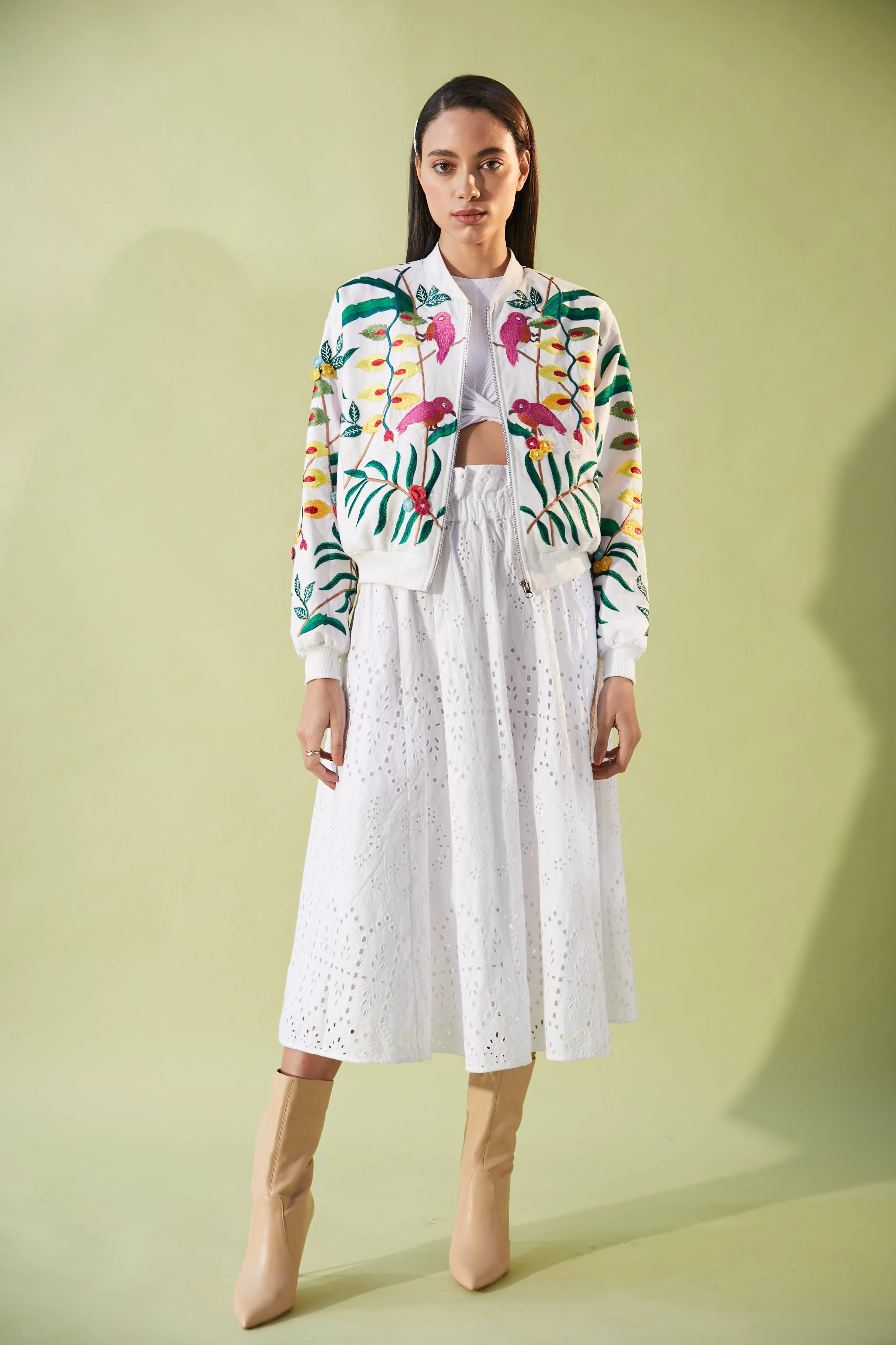 Bali Ivory Bomber