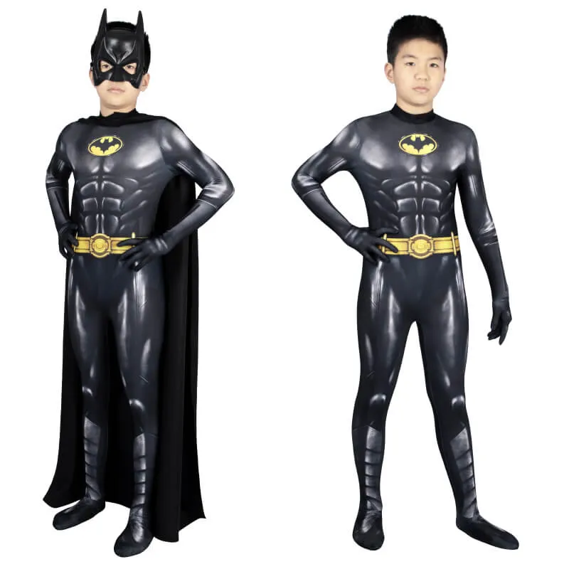 Batman Costume Kids Childs Batman Cosplay Bodysuit ACcosplay