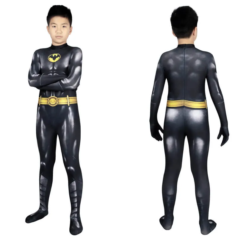 Batman Costume Kids Childs Batman Cosplay Bodysuit ACcosplay