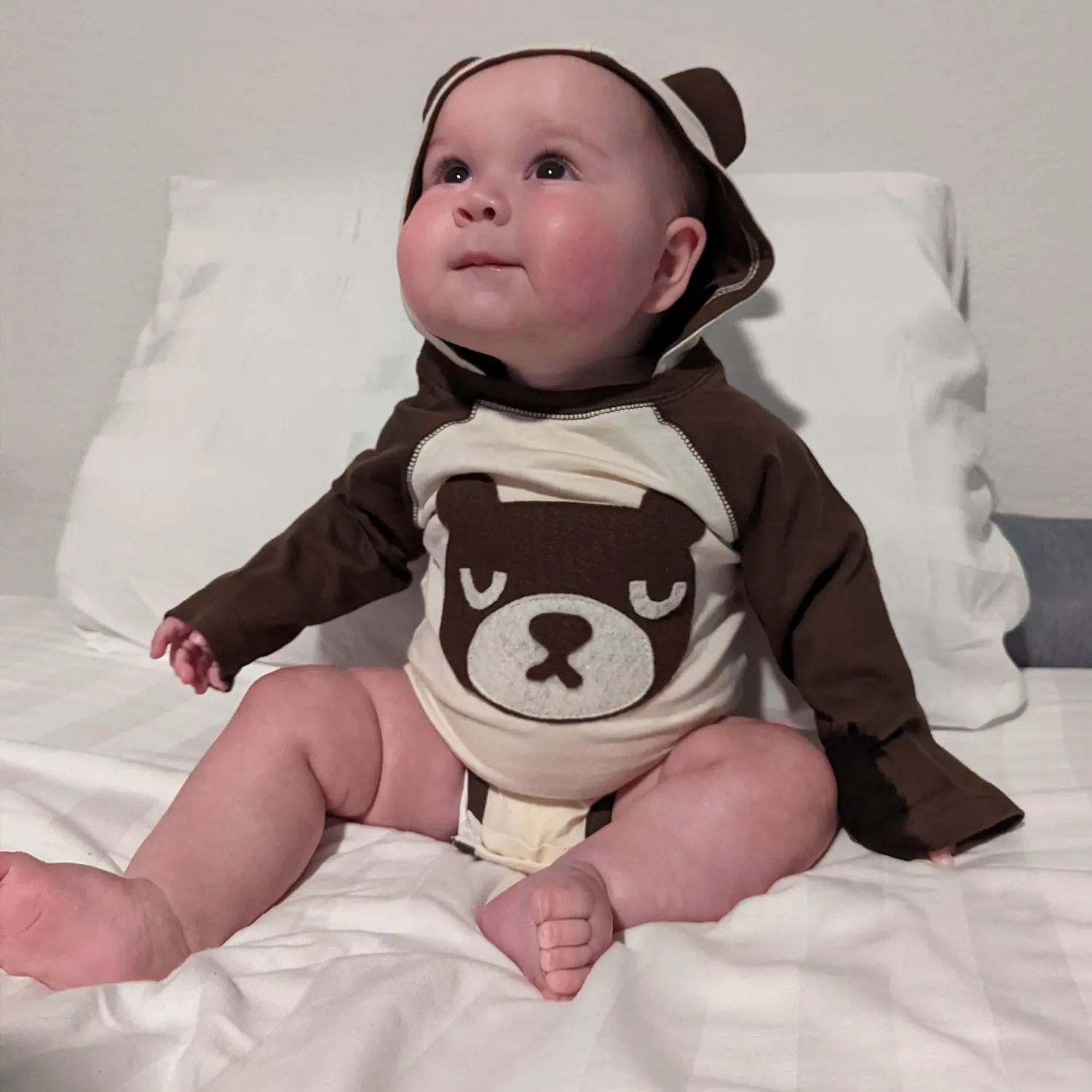 Bear - Infant Bodysuit w/Ears