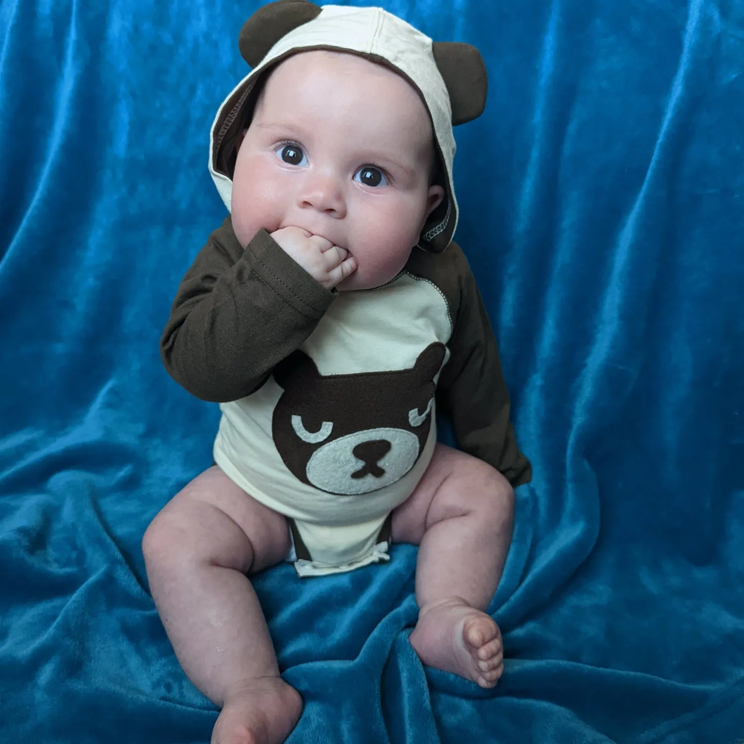 Bear - Infant Bodysuit w/Ears