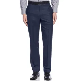 Calvin Klein Mens Slim fit Dress Pants 40 / 30 Blue Solid Stretch