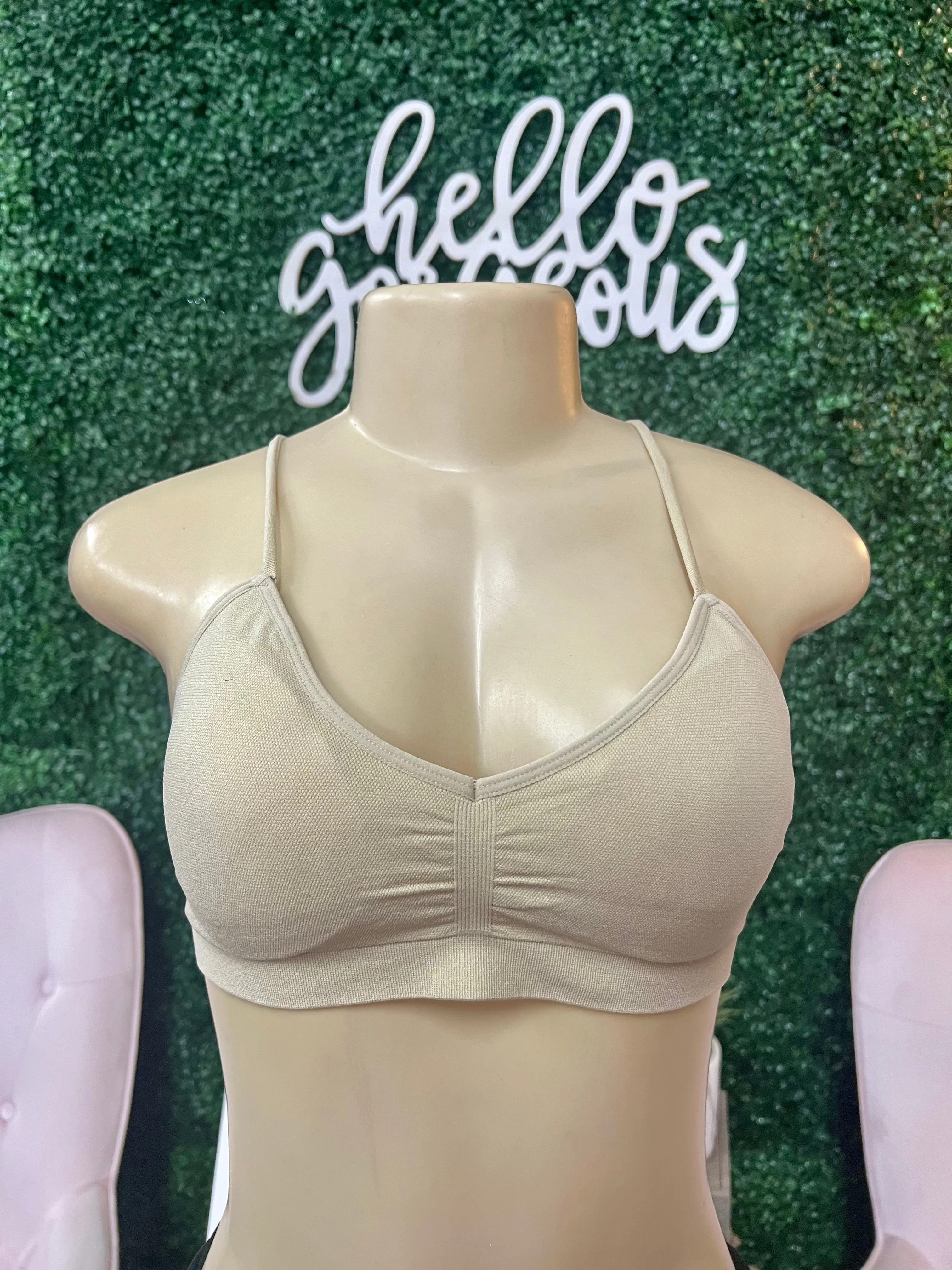 Can’t Let You Go Strappy Triangle Bralette