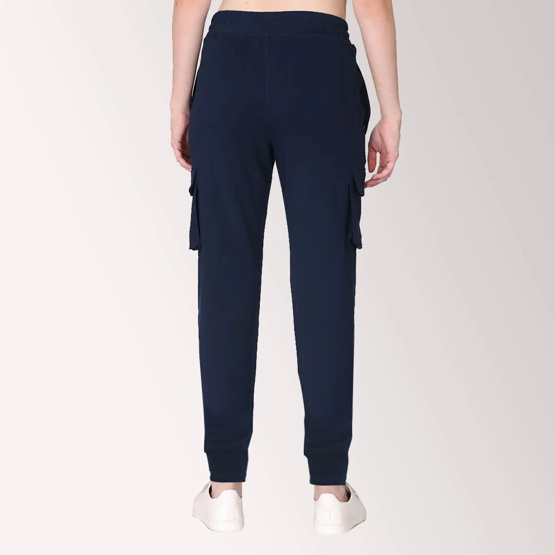 Cargo Joggers - Berry Navy