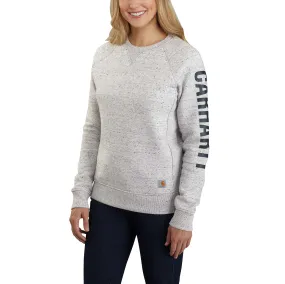 Carhartt Relaxed Fit Midweight Crewneck Block Logo Sleeve Graphic Sweatshirt
