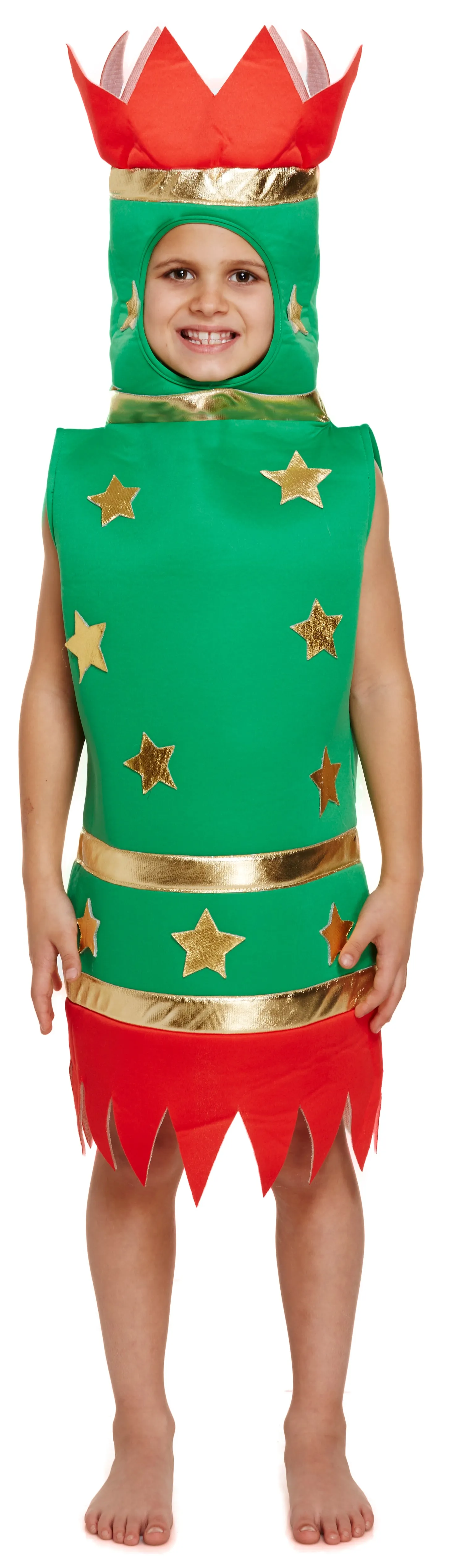 Christmas Cracker Kids Festive Party Costume