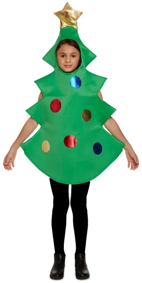 Christmas Tree Kids Festive Holiday Decoration Fancy Dress