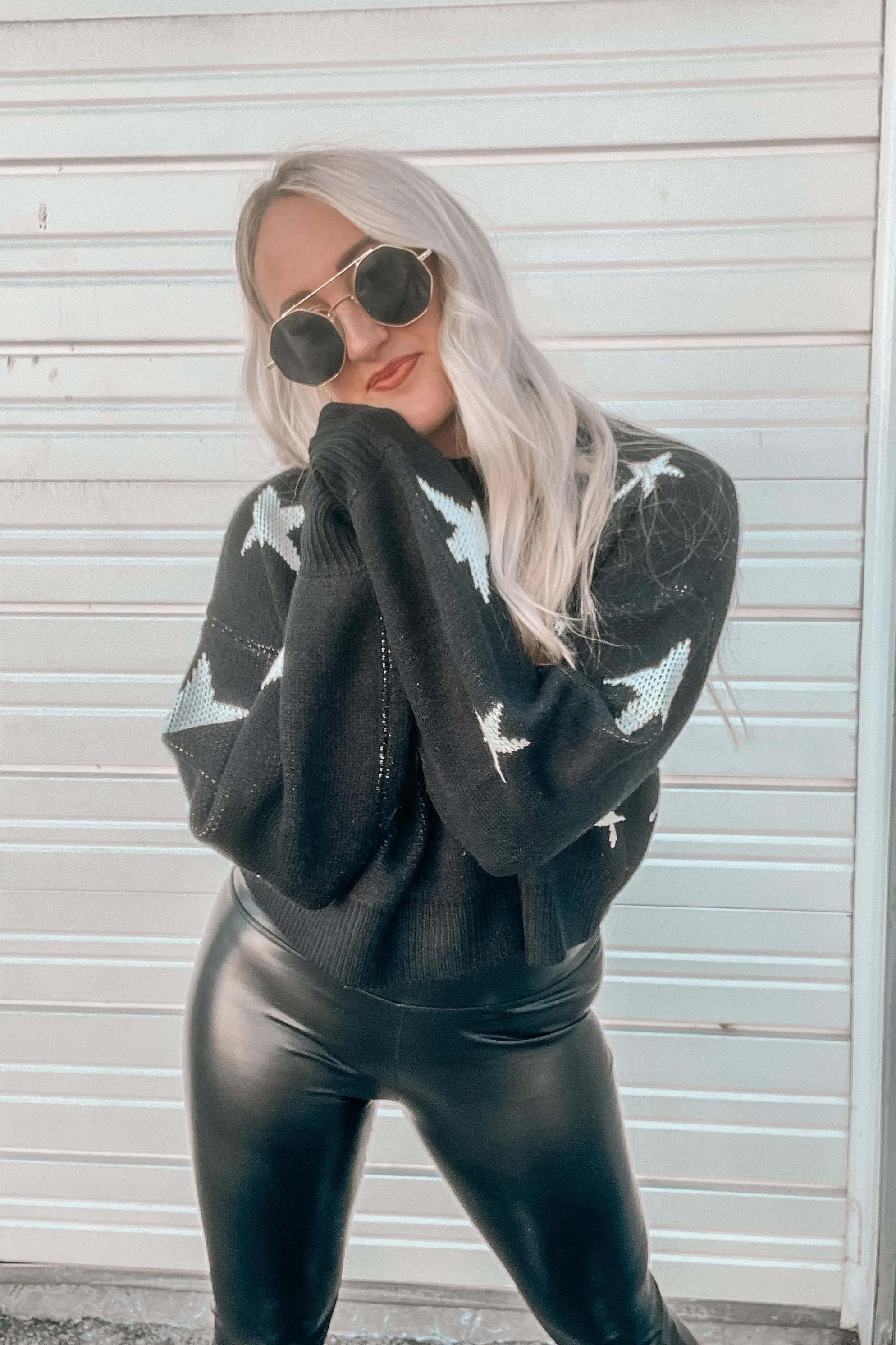 Counting Stars Cropped Sweater
