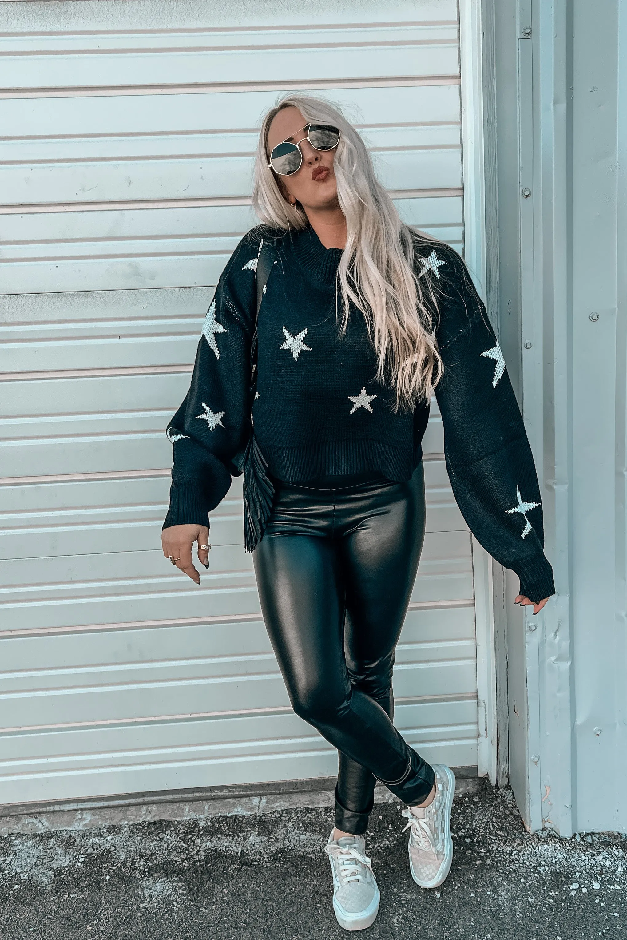 Counting Stars Cropped Sweater