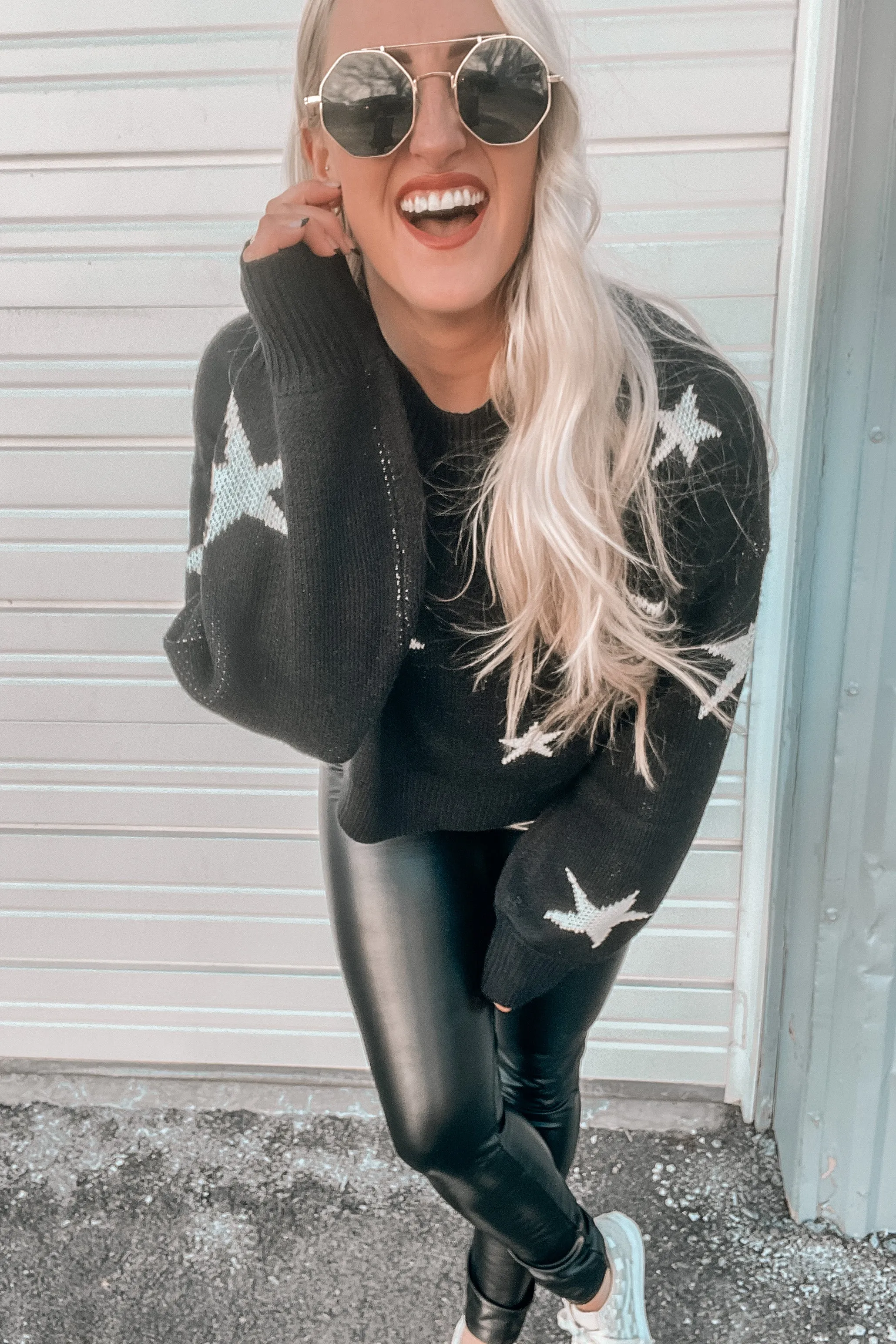 Counting Stars Cropped Sweater