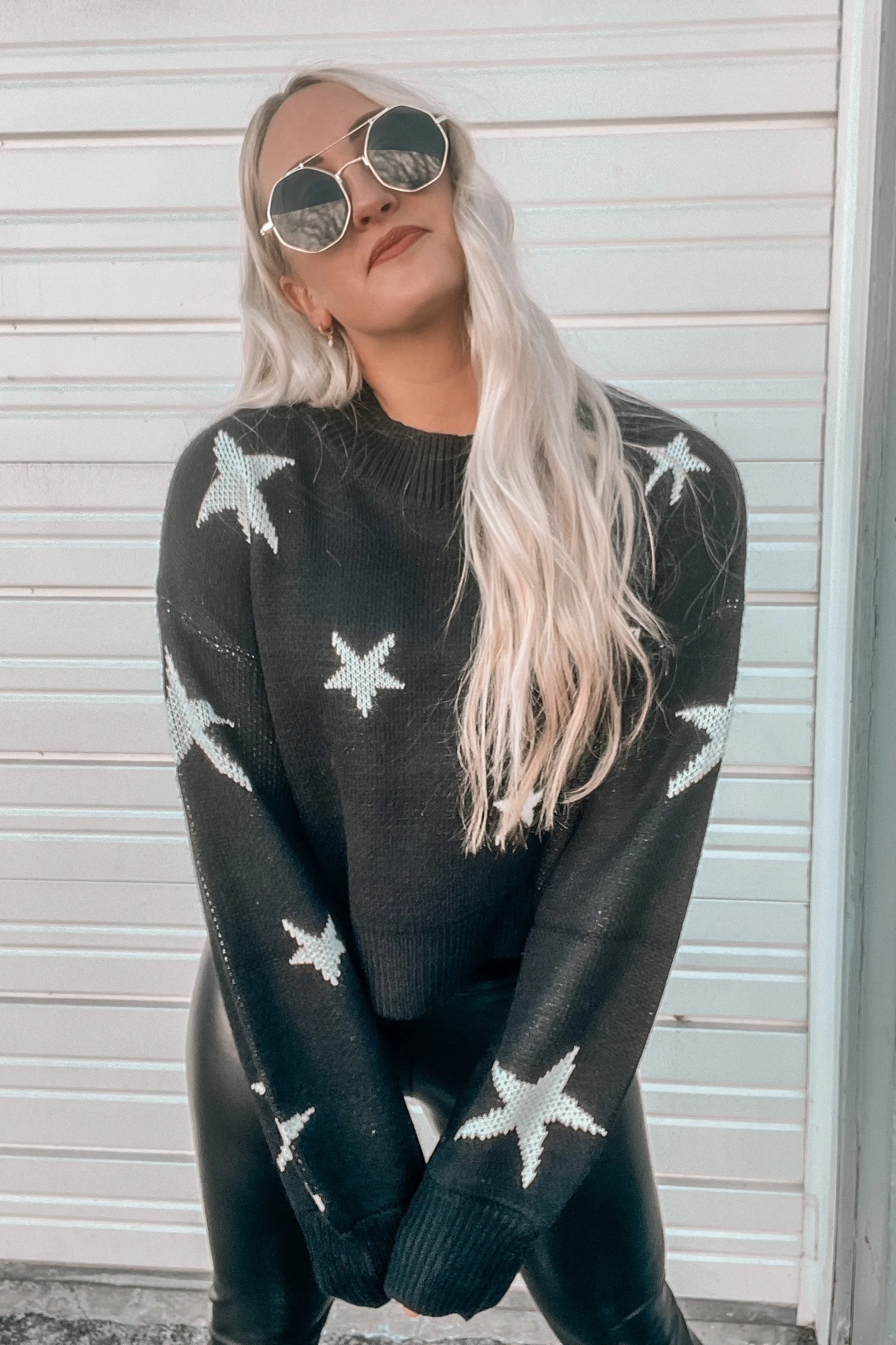 Counting Stars Cropped Sweater