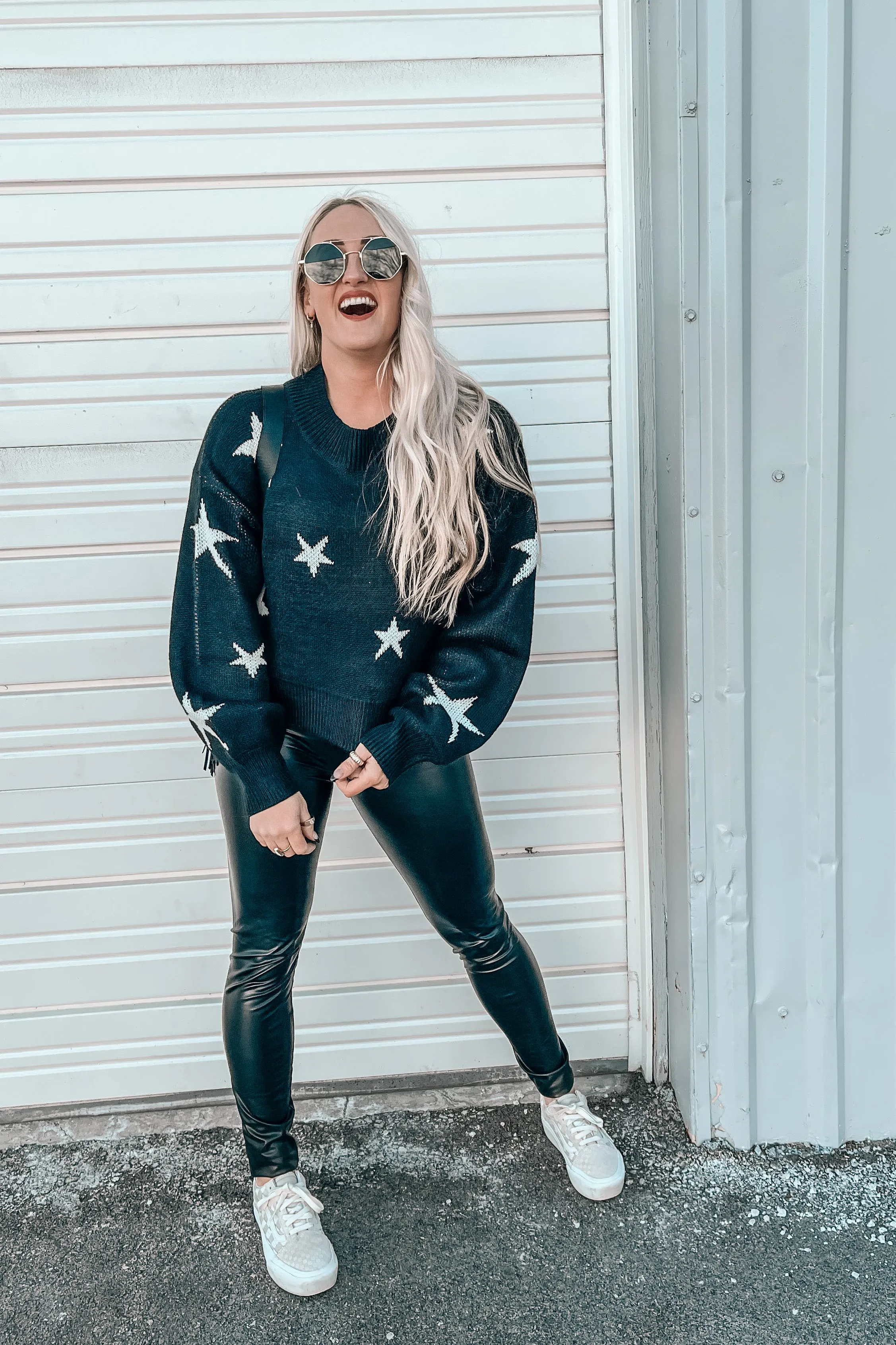 Counting Stars Cropped Sweater