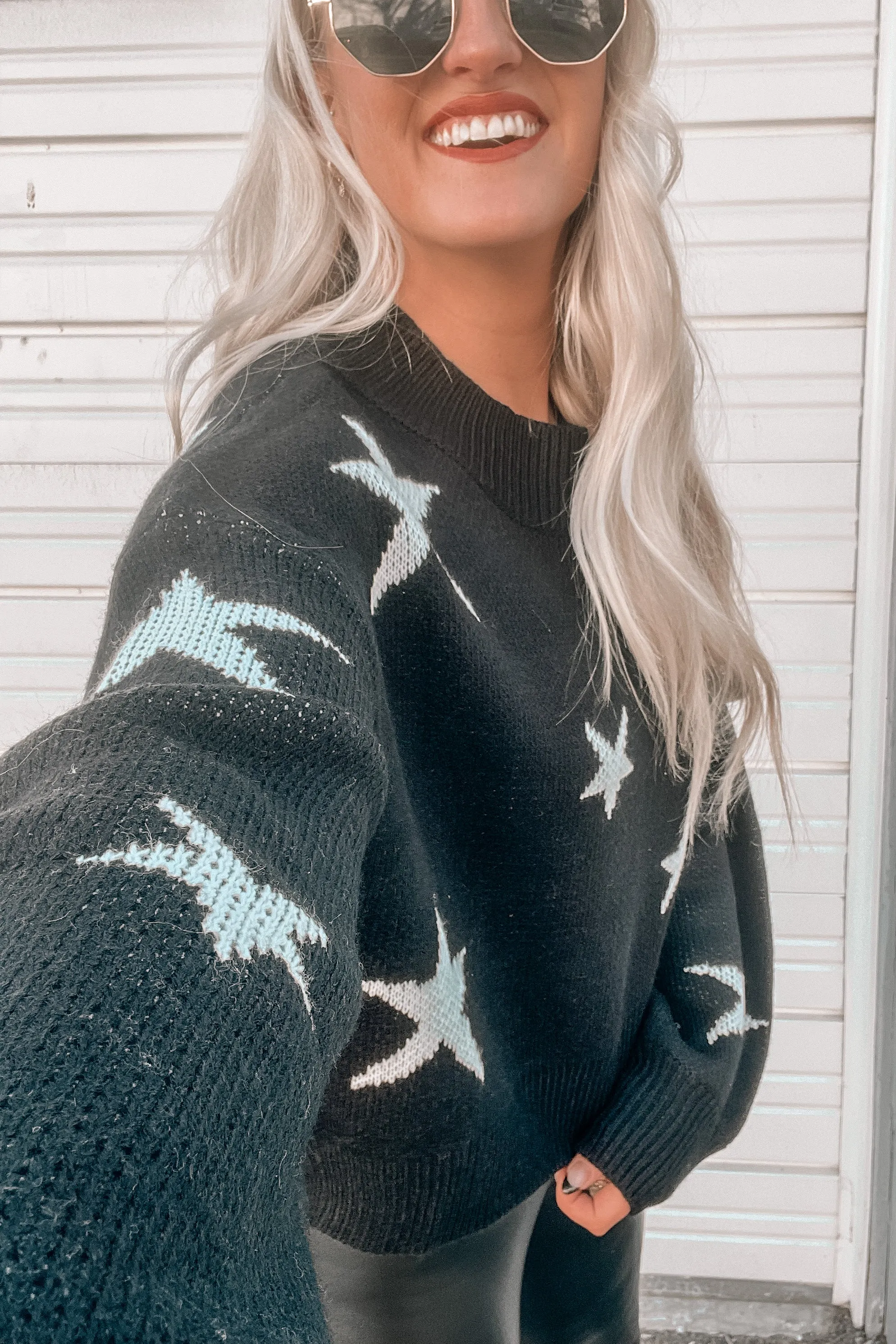 Counting Stars Cropped Sweater