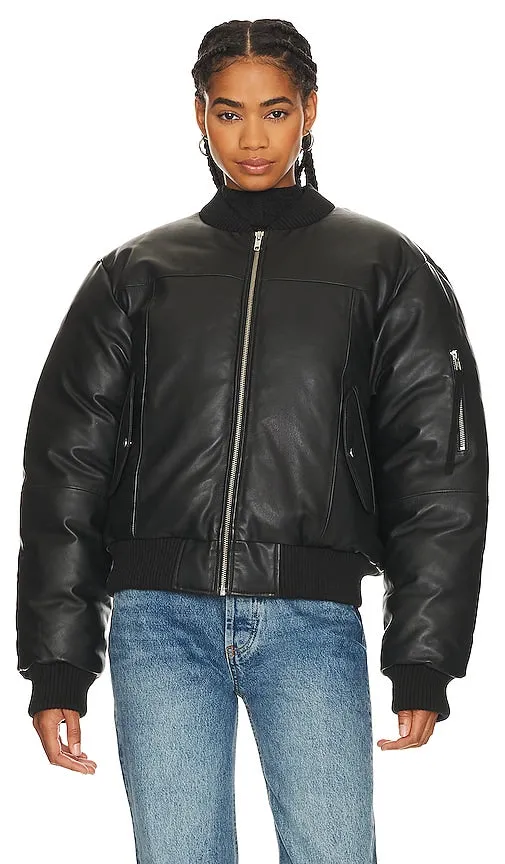Deadwood Bofinger Bomber Jacket in Black