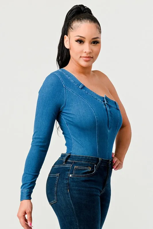 Denim Bodysuit