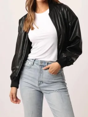 Dion Bomber Jacket Black
