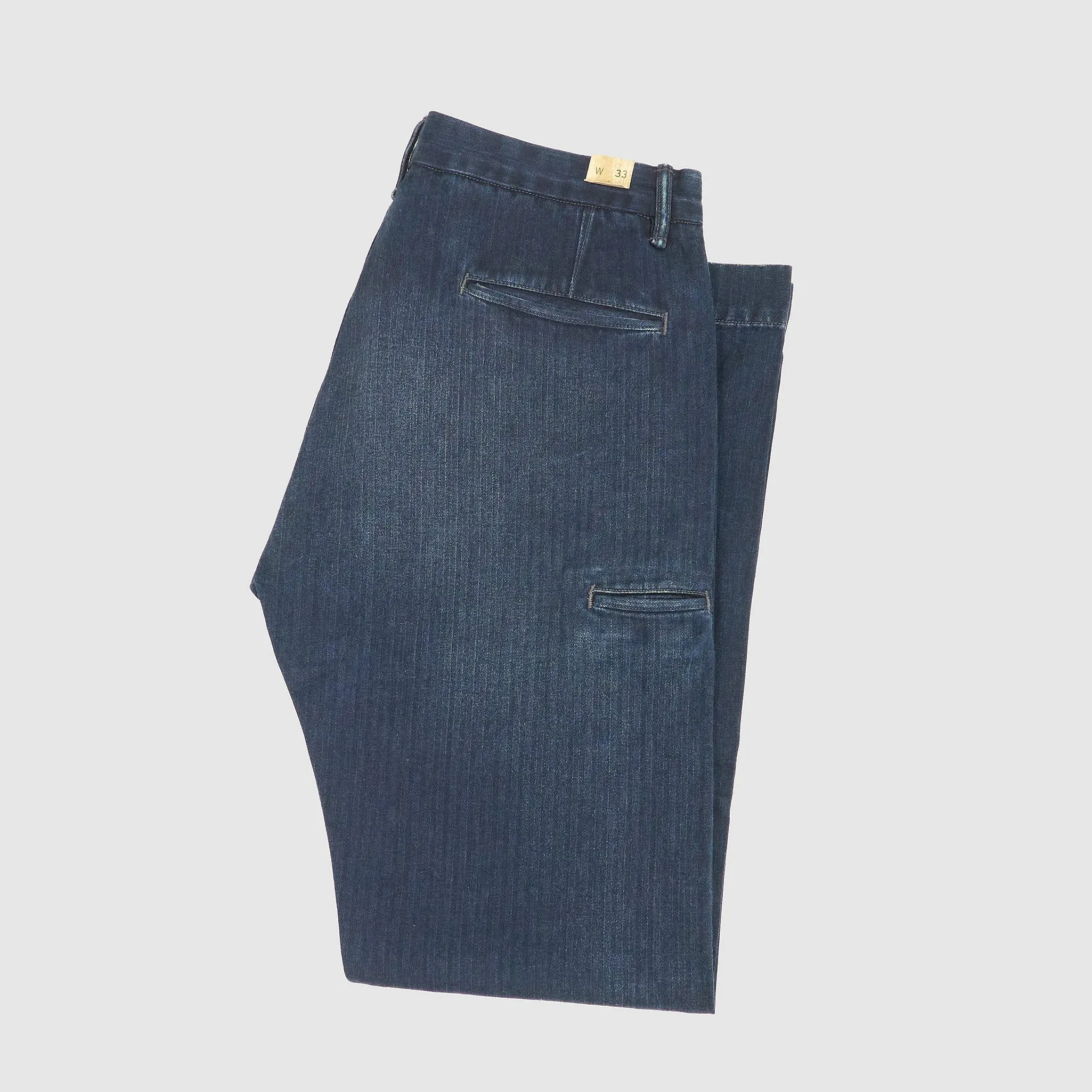 Double RL Chino Workpant Herringbone Indigo
