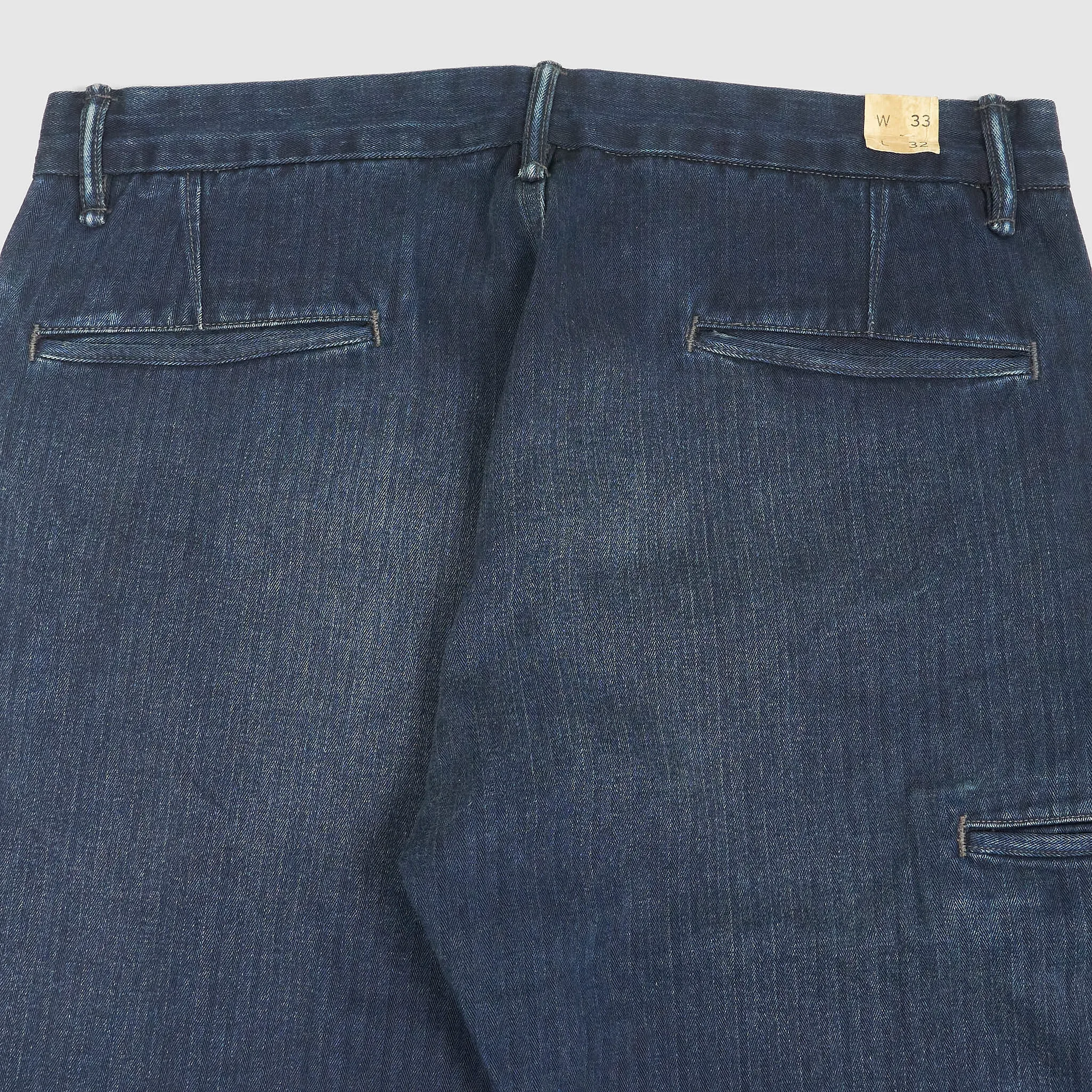 Double RL Chino Workpant Herringbone Indigo