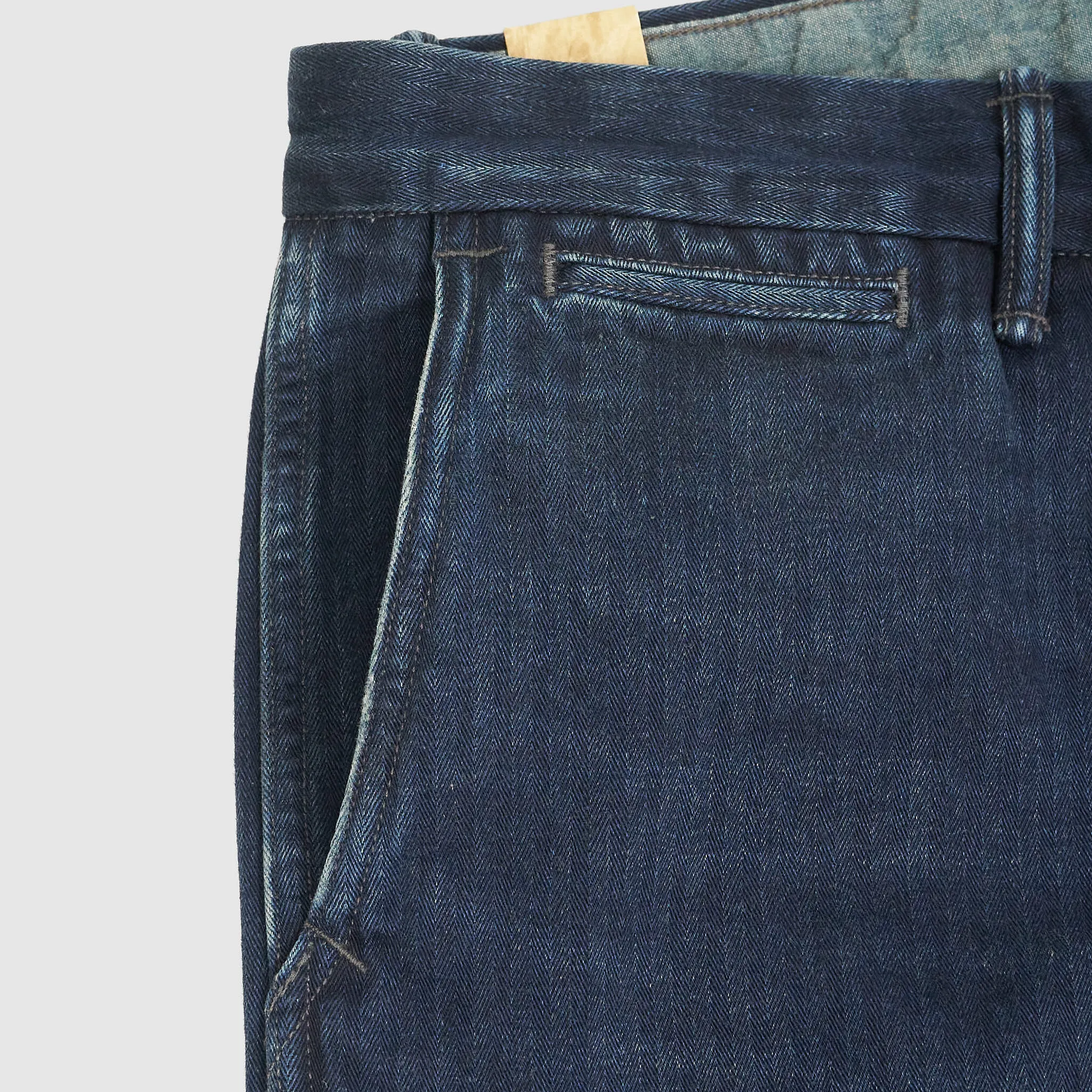 Double RL Chino Workpant Herringbone Indigo