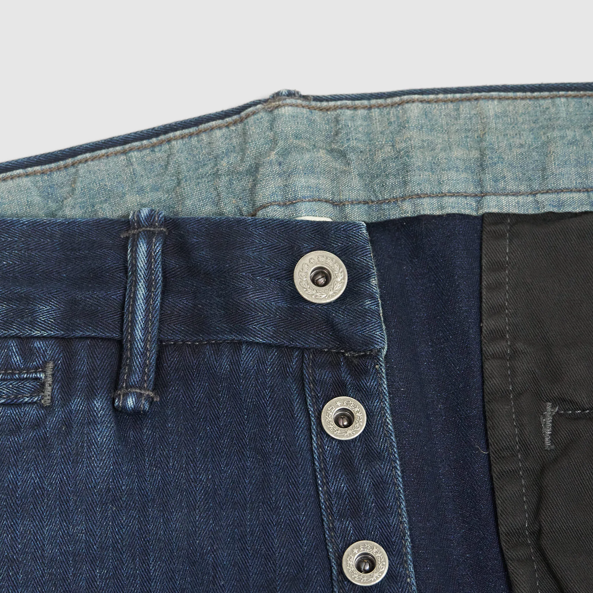 Double RL Chino Workpant Herringbone Indigo