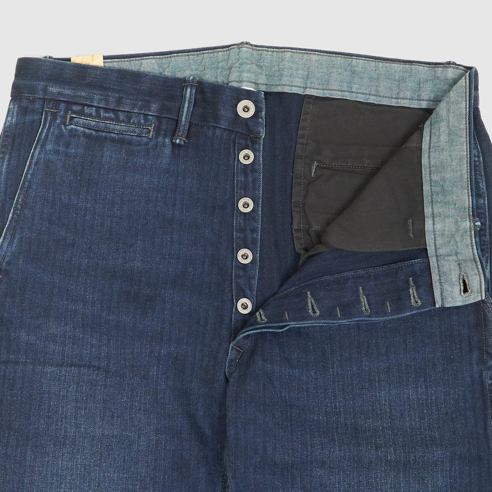 Double RL Chino Workpant Herringbone Indigo