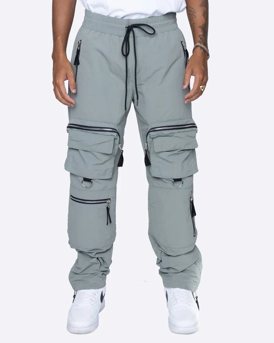 EPTM: CONTRAST ZIPPER CARGO PANTS