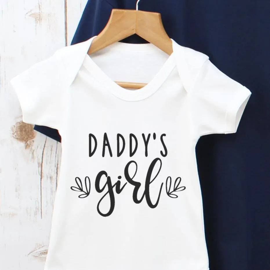 Father's Day Daddy And Baby Daughter Matching T Shirts
