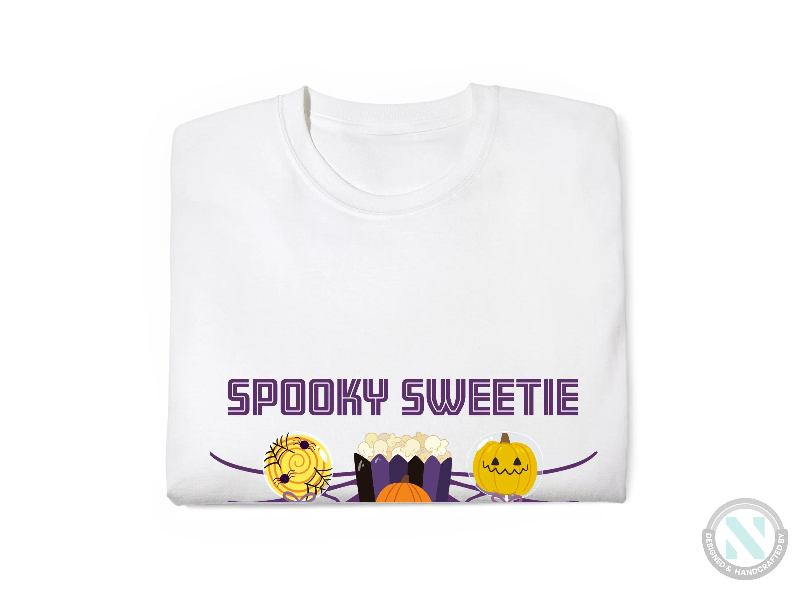 First Halloween Custom Name Baby Boy Bodysuit With "Spooky Sweetie"