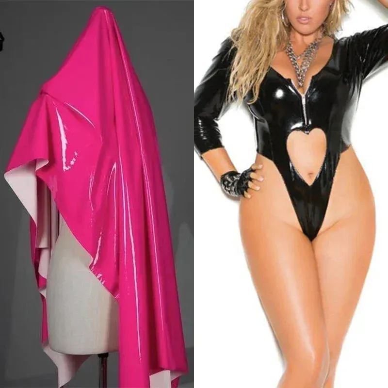 Frauen sexy Leder Bikini plus Größe Bodys herzförmige hohle Bodycon Mini Spiel anzüge Overalls Pu Lack leder benutzer definierte neu