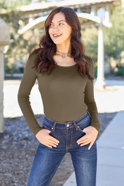 Full Size Long Sleeve Bodysuit