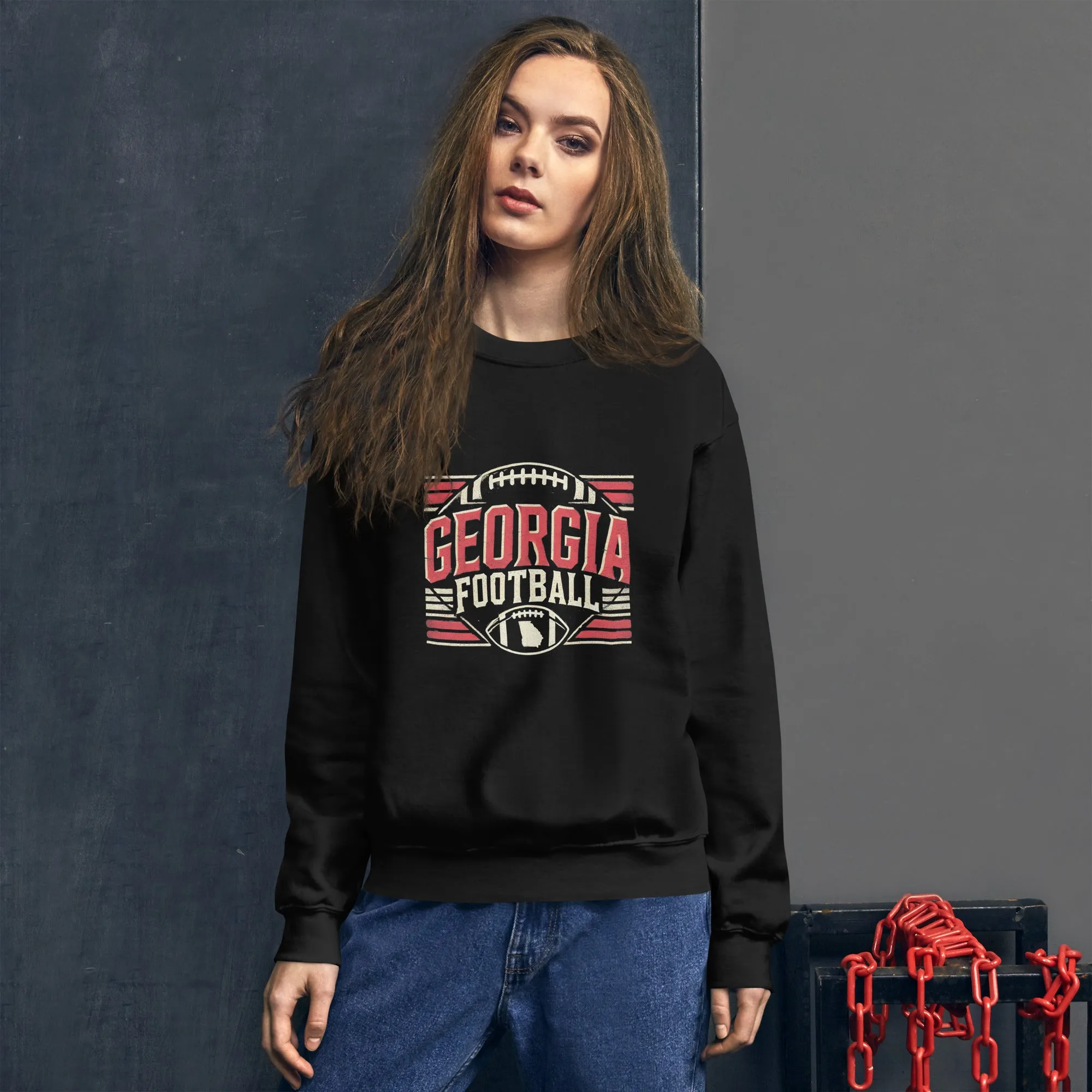 Georgia Football Vintage Unisex Sweatshirt