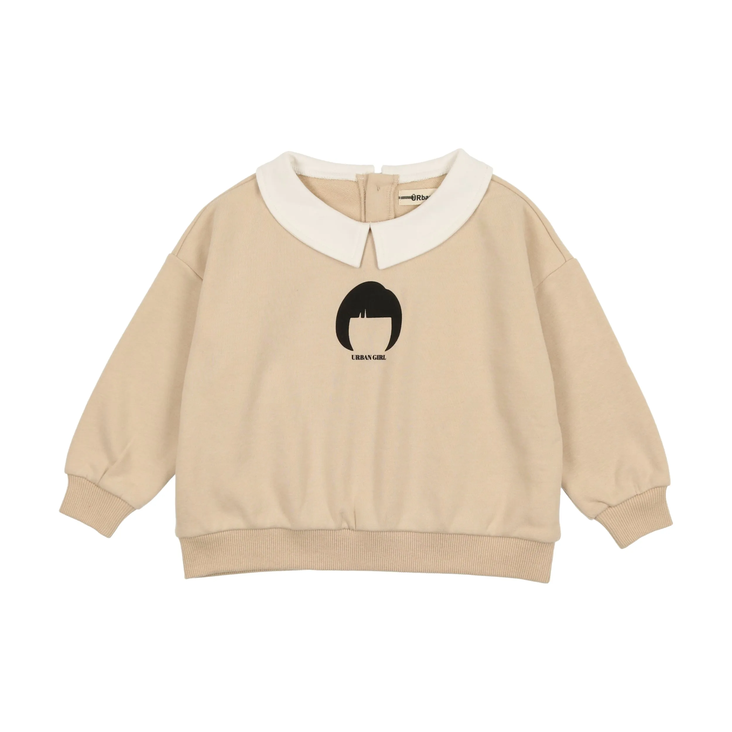 Girl Collared Sweatshirt