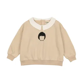 Girl Collared Sweatshirt