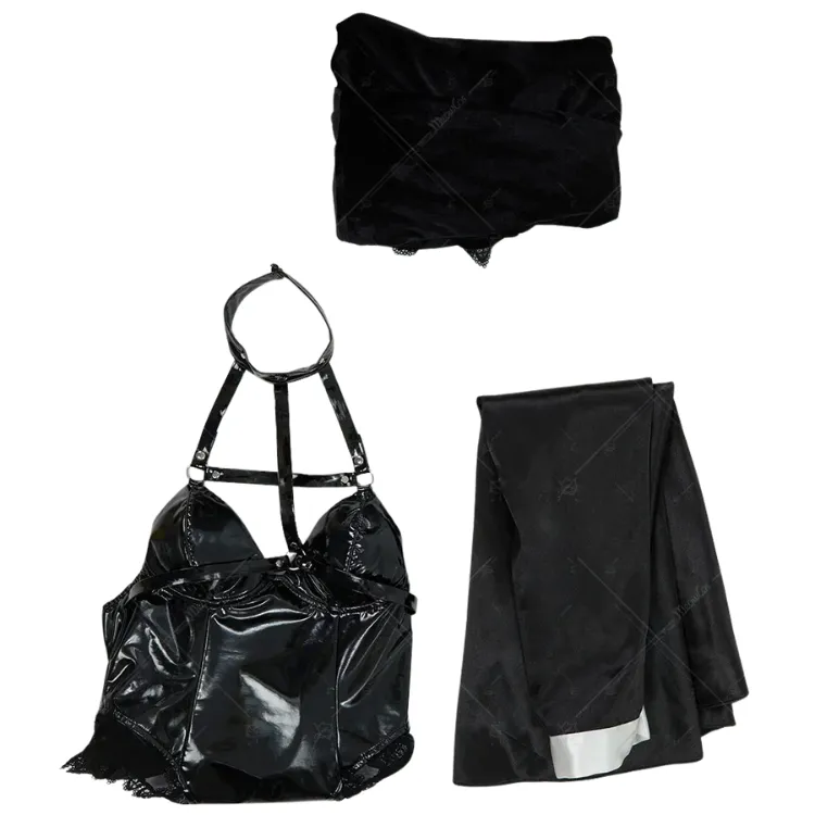 Gothic Holy Nun Halloween Cosplay Bodysuit