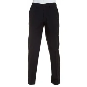 Haggar Mens Slim fit Dress Pants 34 / 34 Black Solid Stretch