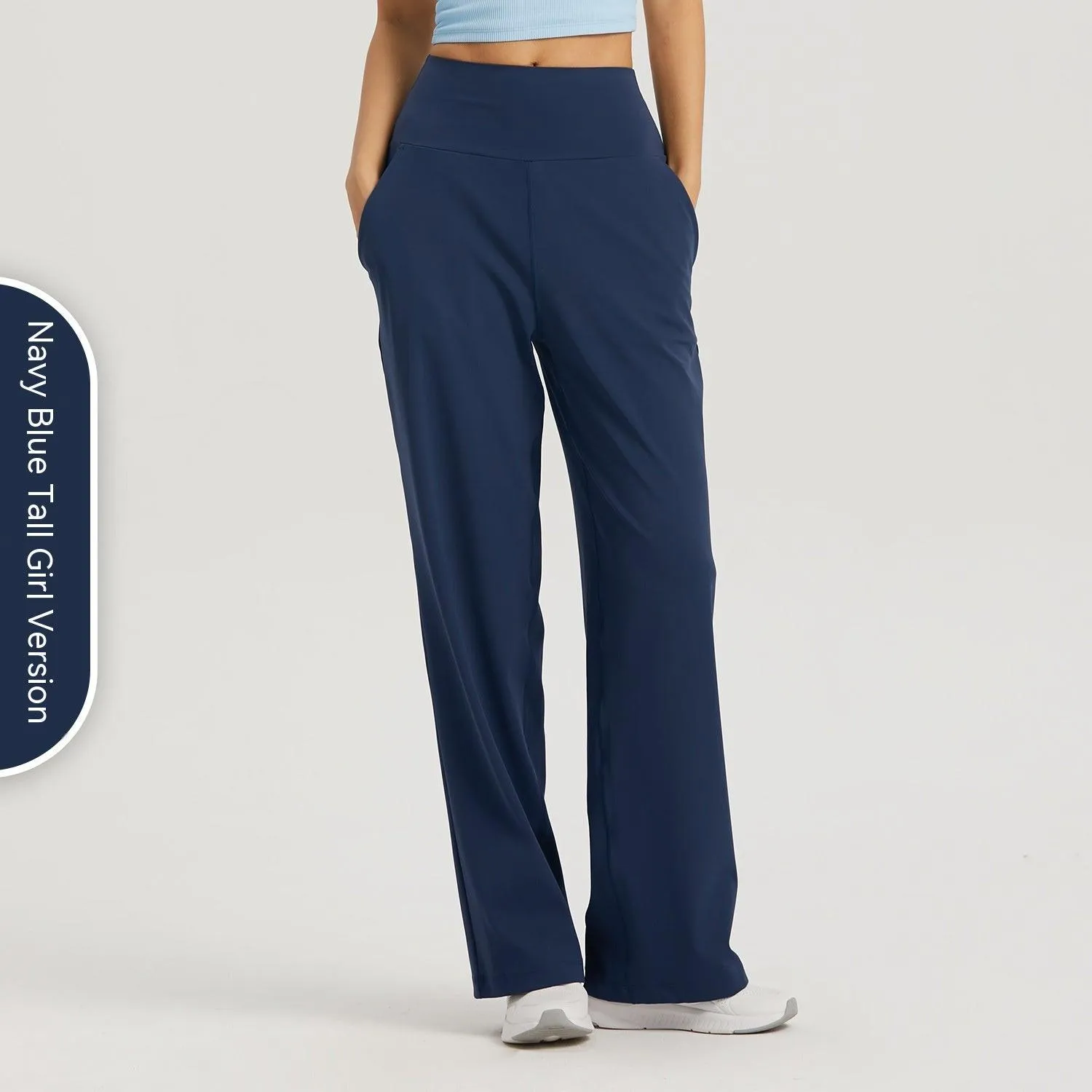 High Waist Yoga Sports Wide-leg Pants
