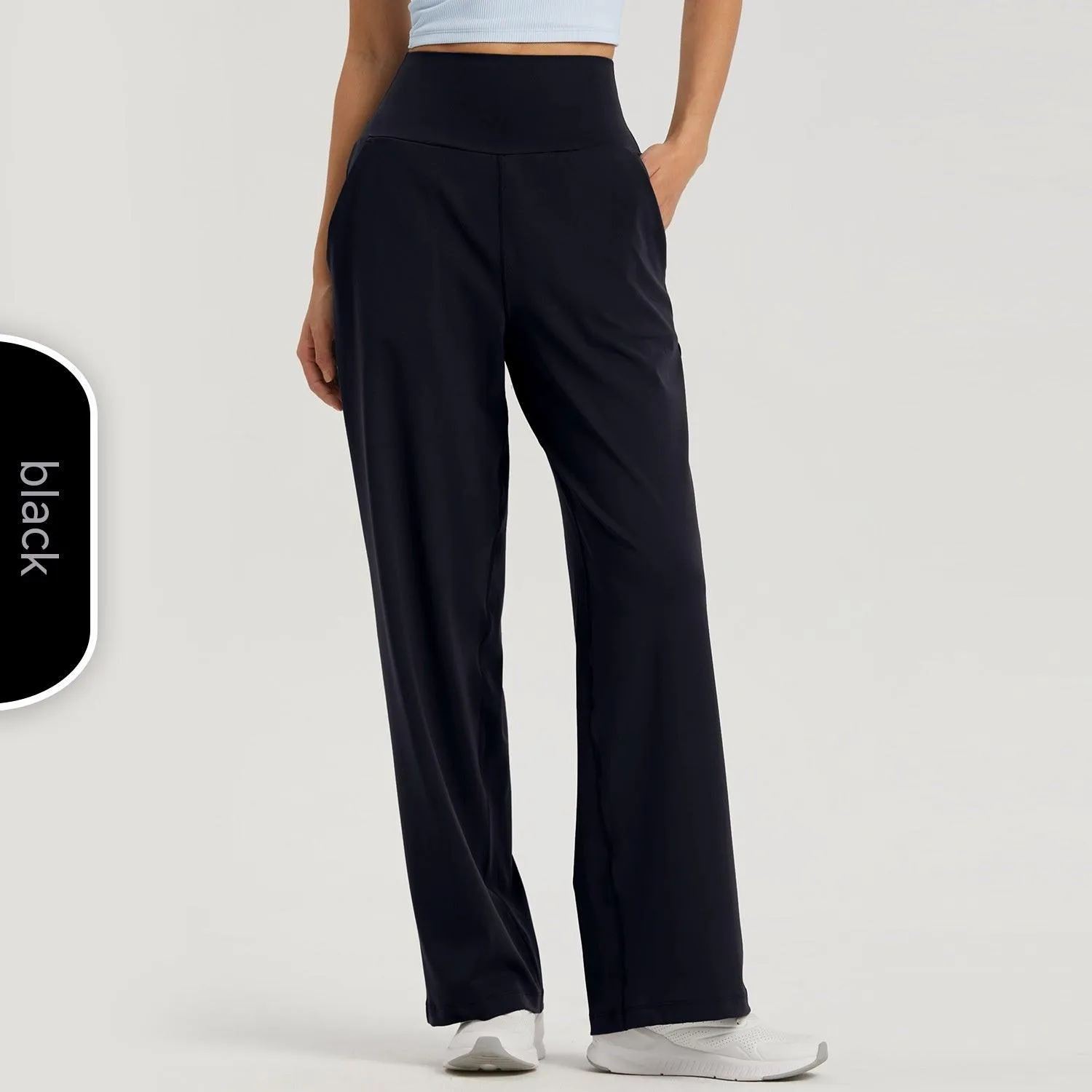 High Waist Yoga Sports Wide-leg Pants