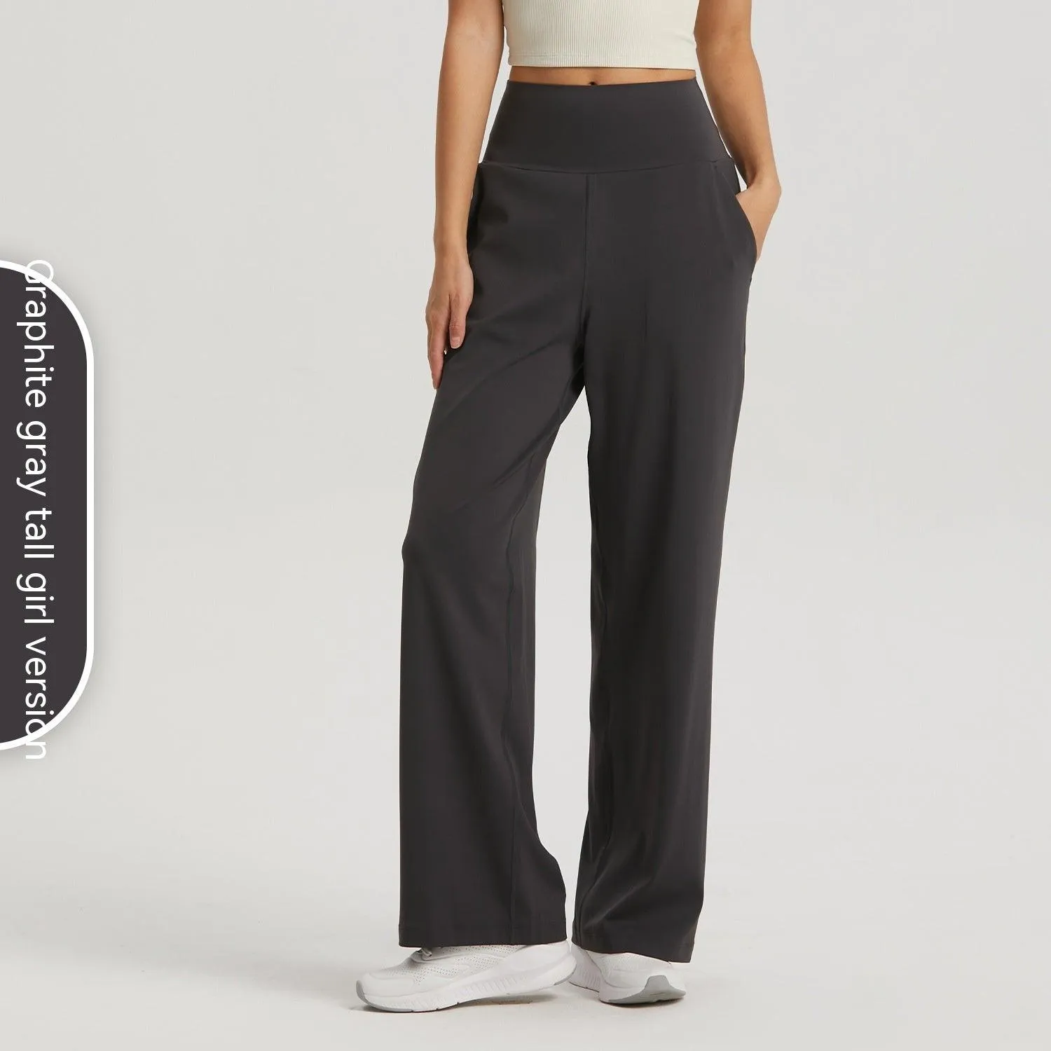 High Waist Yoga Sports Wide-leg Pants