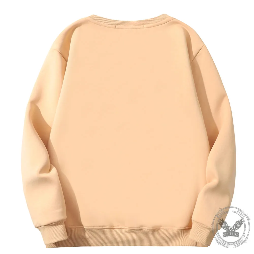 I Want You To Know Crew Collar Fleece Sherpa Sweatshirt
