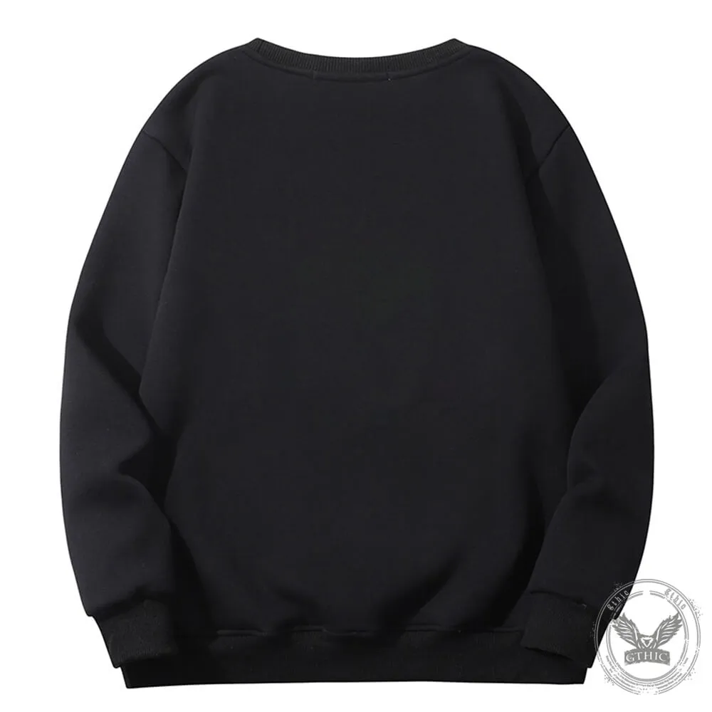 I Want You To Know Crew Collar Fleece Sherpa Sweatshirt