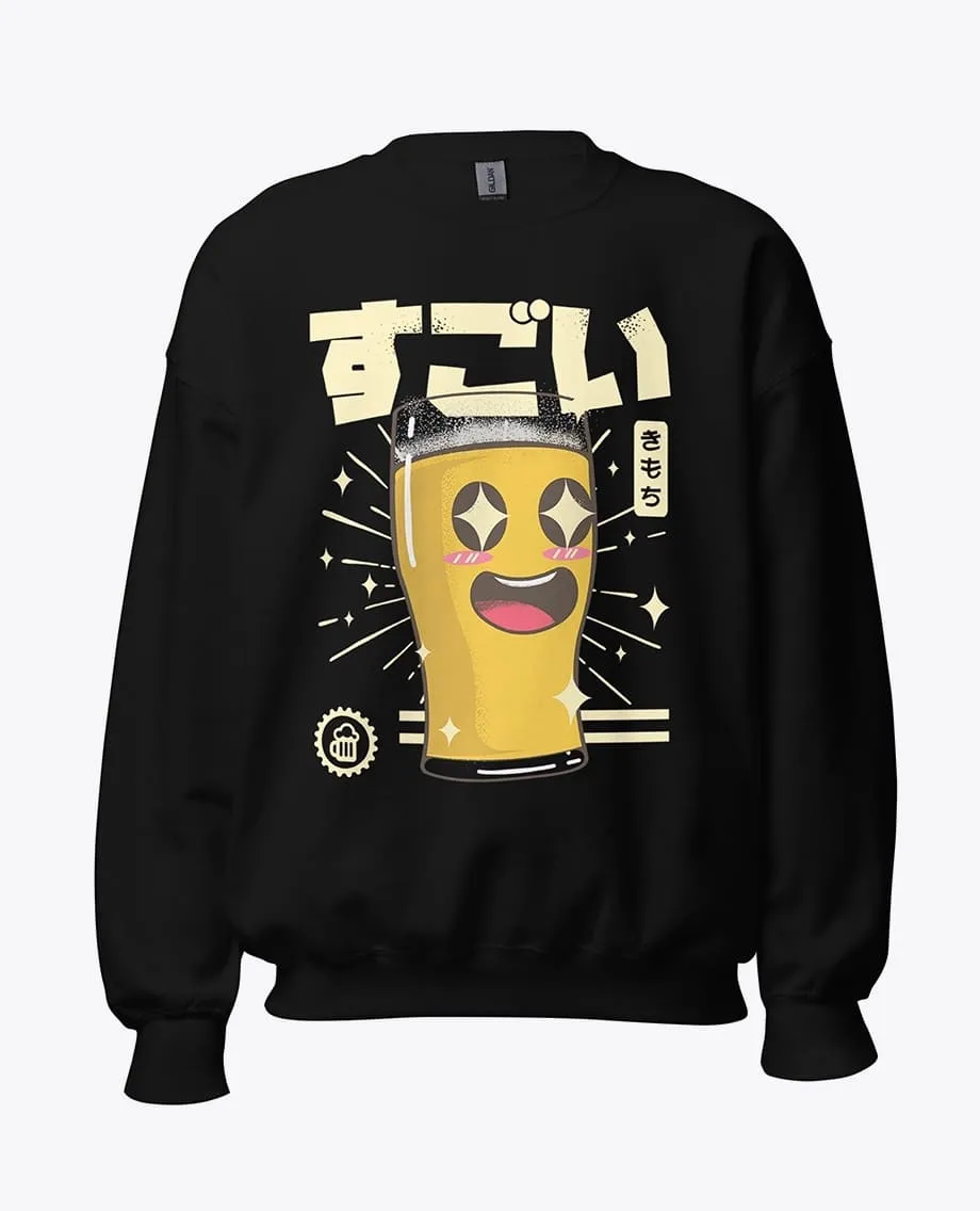 Japanese Kawaii Beer Sweatshirt
