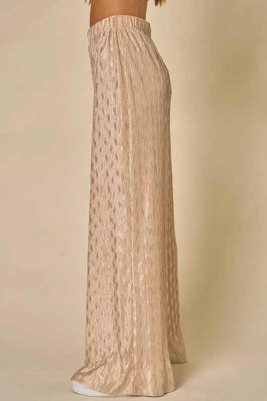 Johnstone Pleated Texture Pants